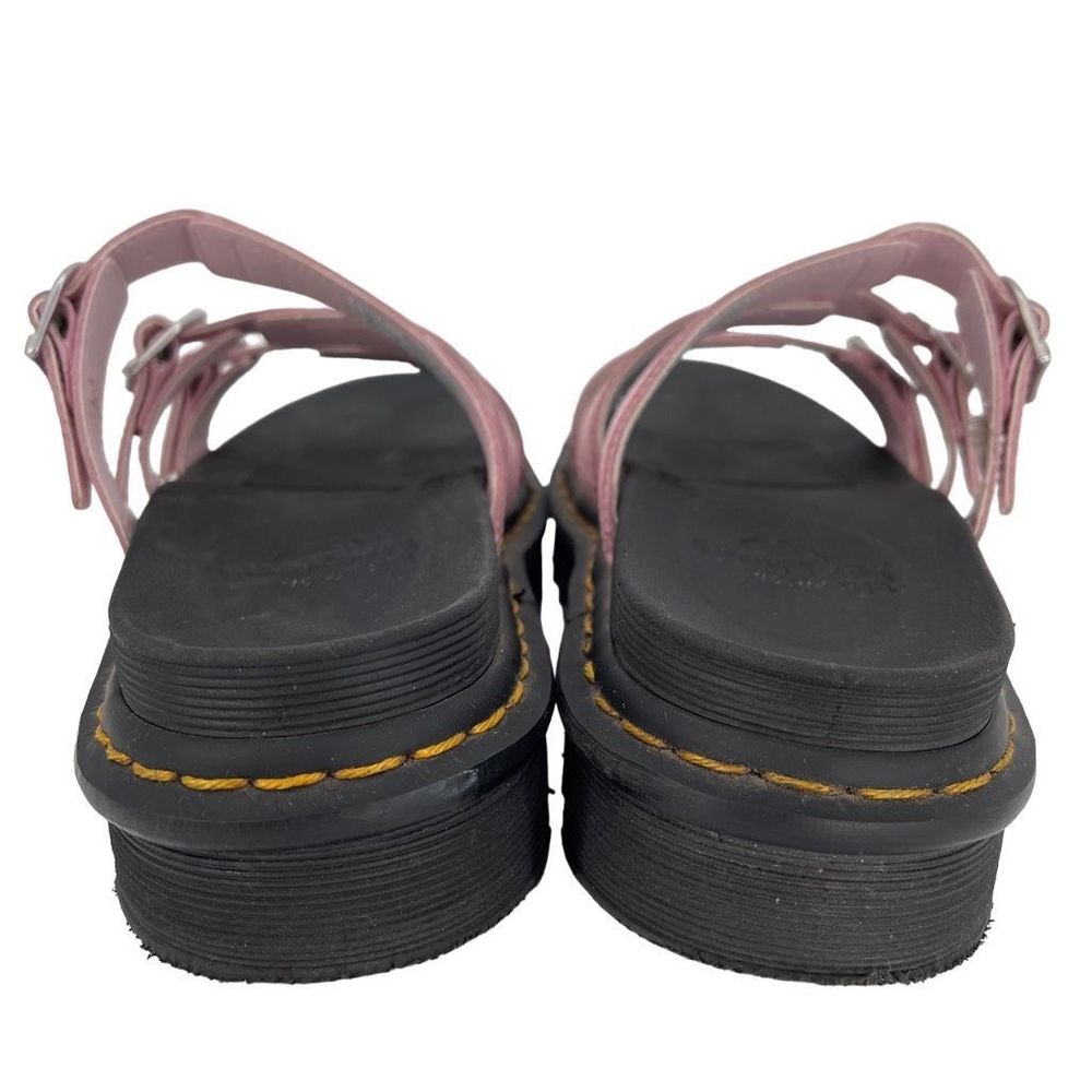 Dr. Martens Blaire Leather Platform Slide Sandals Shoe Women US Size 9 - Picture 7 of 9